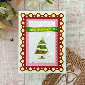 Nested Tree Frame Etched Dies by Lisa Horton