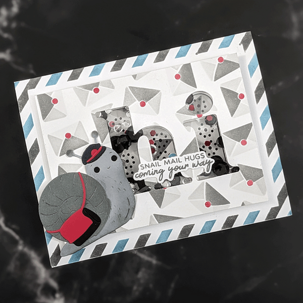 Air Mail -  Stencil of the Month