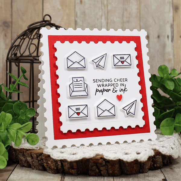 Send & Seal -  (Dies Only) Coordinates with the Clear Stamp of the Month