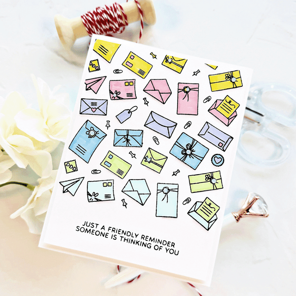 Send & Seal -  (Dies Only) Coordinates with the Clear Stamp of the Month