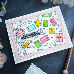 Send & Seal -  (Dies Only) Coordinates with the Clear Stamp of the Month