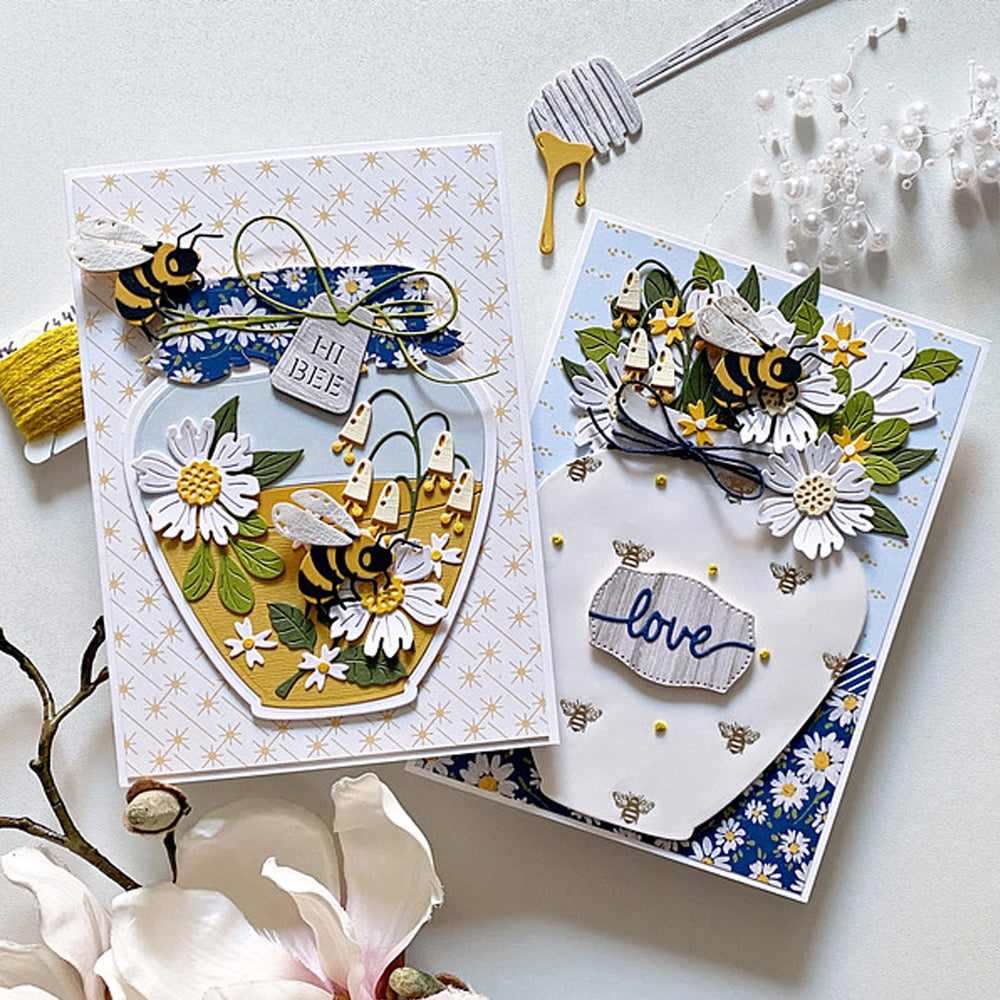 Honey Bee Jar - Large Die of the Month