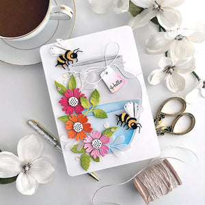 Honey Bee Jar - Large Die of the Month
