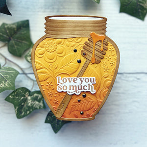 Honey Bee Jar - Large Die of the Month