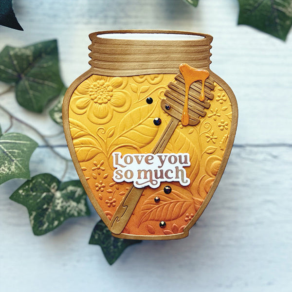Honey Bee Jar - Large Die of the Month