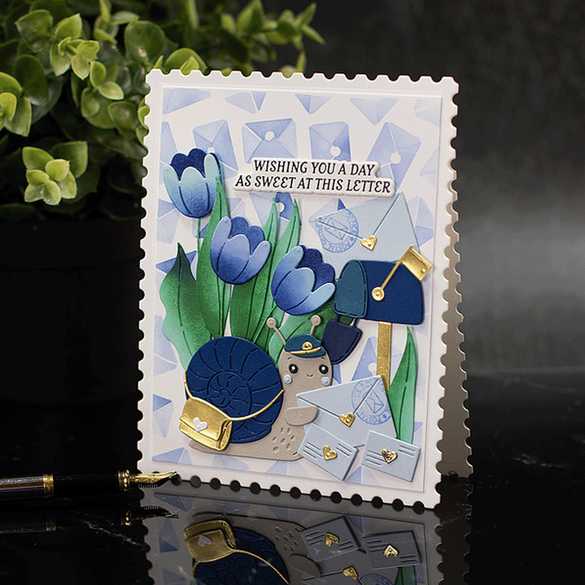 Snail Mail Post -  Small Die of the Month