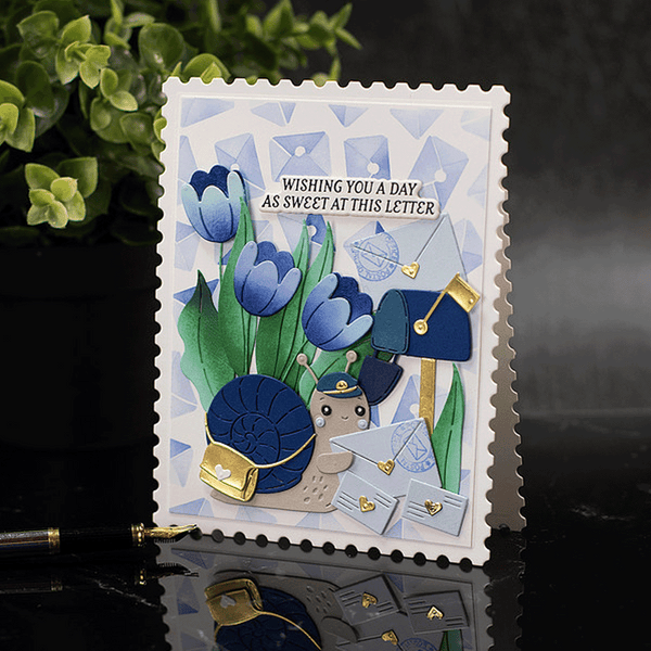 Snail Mail Post -  Small Die of the Month