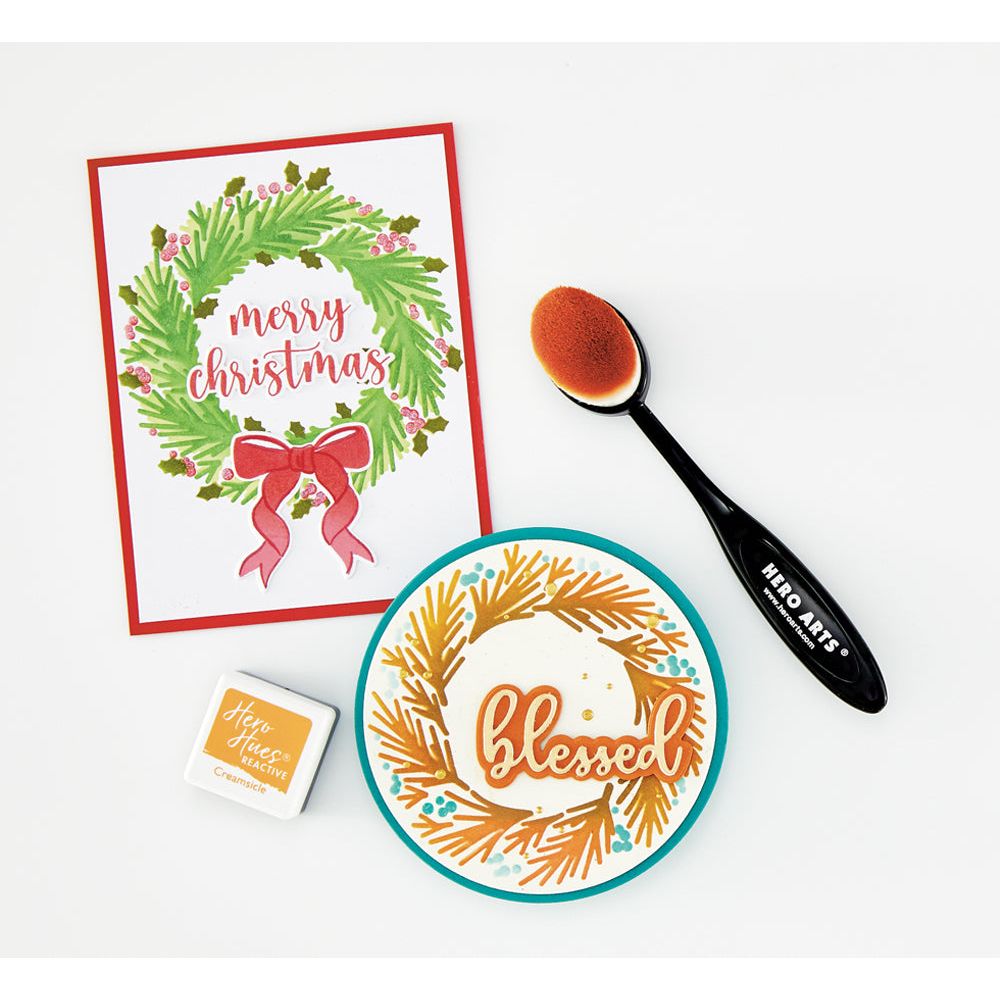 Color Layering Wreath Stencils
