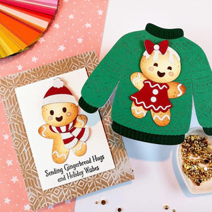 Dancin' Gingerbread Etched Dies
