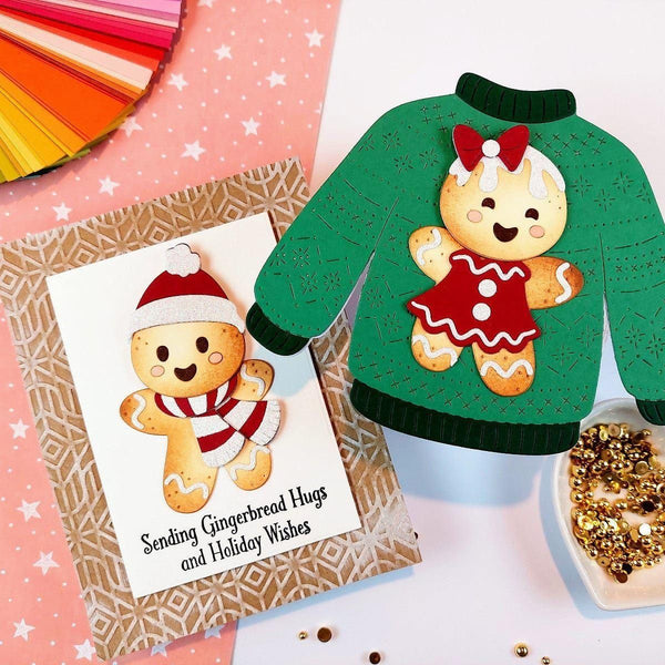 Dancin' Gingerbread Etched Dies