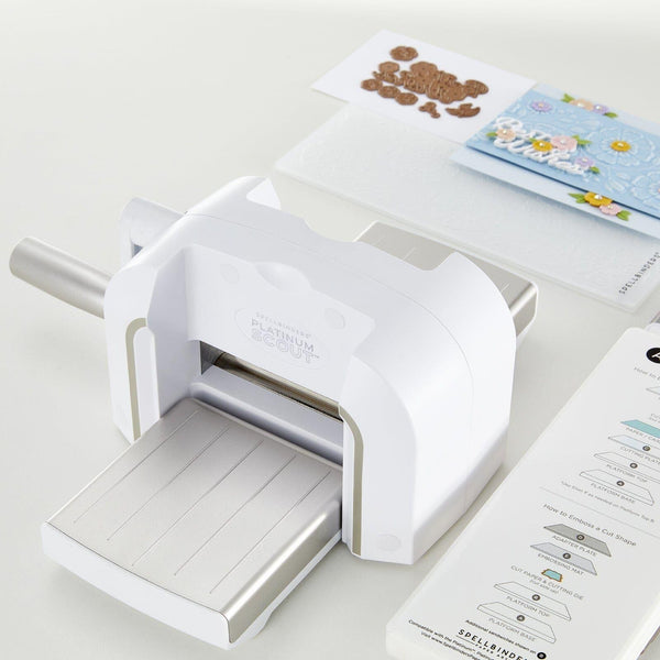 White Platinum Scout Die Cutting & Embossing Machine - 3.5" Platform