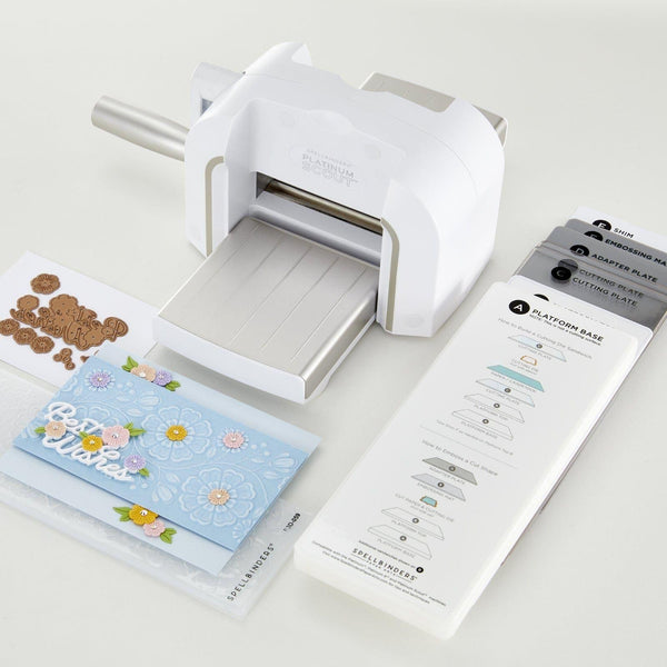 White Platinum Scout Die Cutting & Embossing Machine - 3.5" Platform