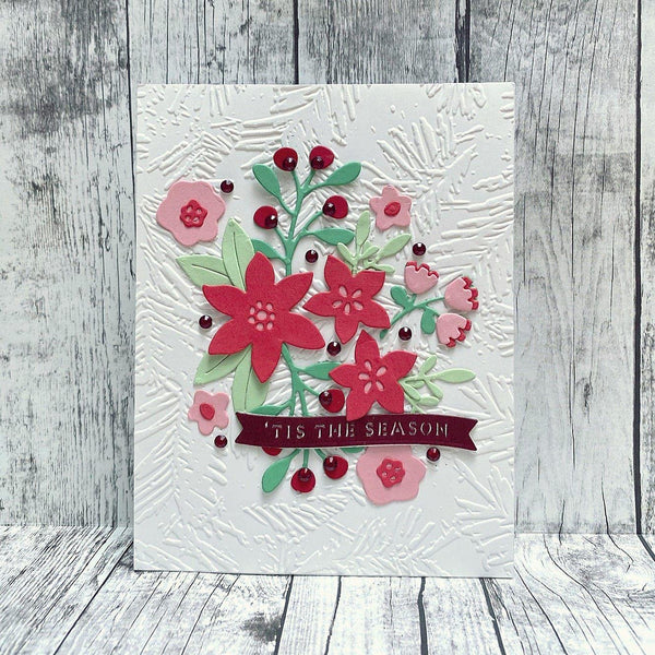 Make It Merry Sentiments Etched Dies