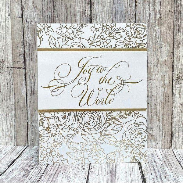 Winter Rose Background Press Plate from the Handmade Holidays Collection