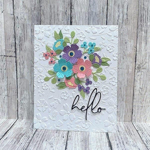 Little Blooms Etched Dies