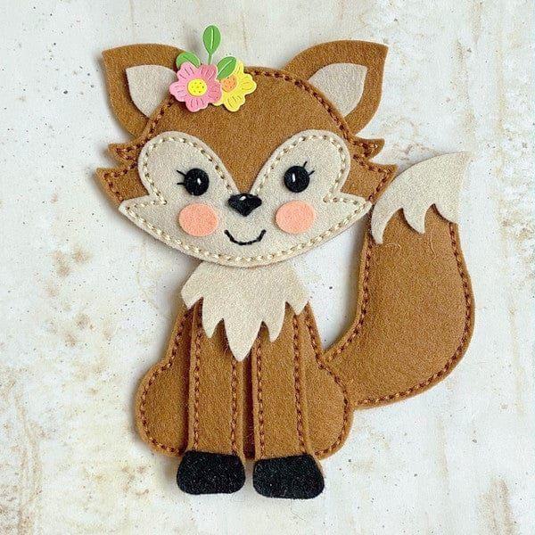 Felt Forest Fox Etched Dies by Nichol Spohr