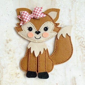Felt Forest Fox Etched Dies by Nichol Spohr