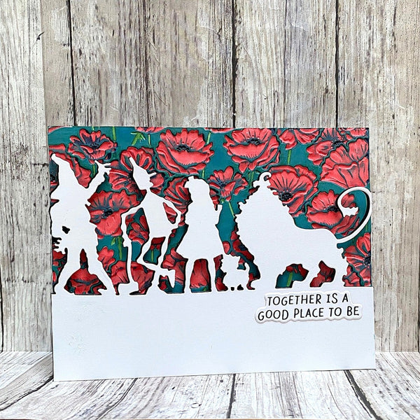 Field of Poppies 3D Embossing Folder & Die Set by Graphic 45