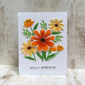 Thank You Bouquet 3D Folder and Stencil Bundle  by Wendy Vecchi