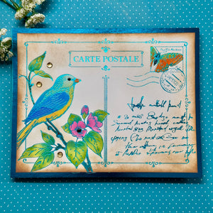 Post Card Hello - Press & Foil Plate of the Month