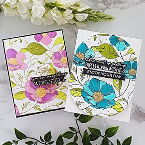 Cosmos Backdrop Press + Foil Plate