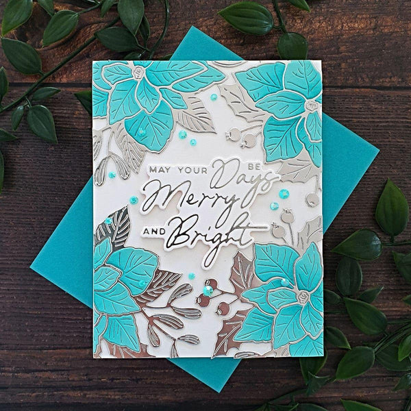 Poinsettia Bloom Etched Dies by Yana Smakula
