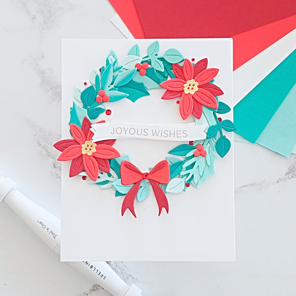 Christmas Foliage Etched Dies by Lisa Horton