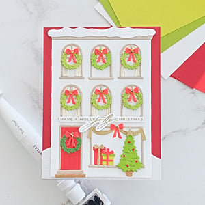 City Holiday Etched Dies by Yana Smakula