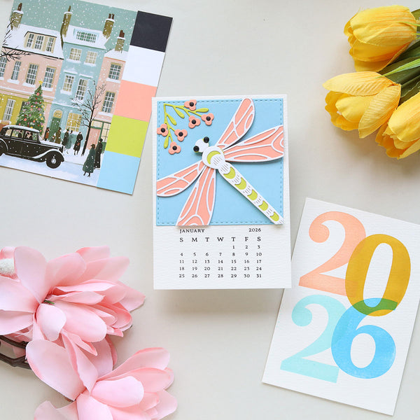 DIY 2026 Calendar BetterPress Plate