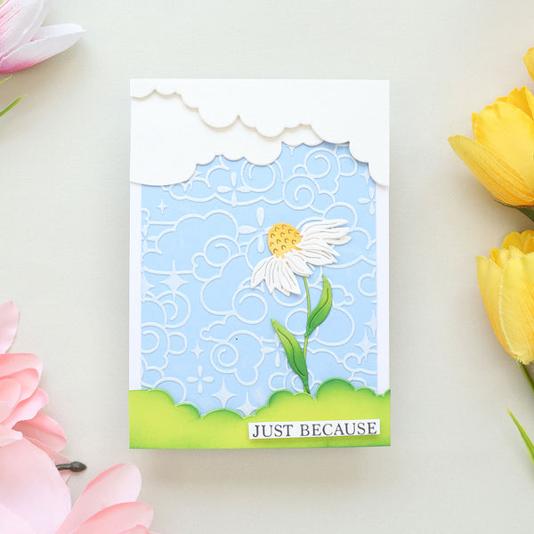 Cloud Nine- Embossing Folder of the Month