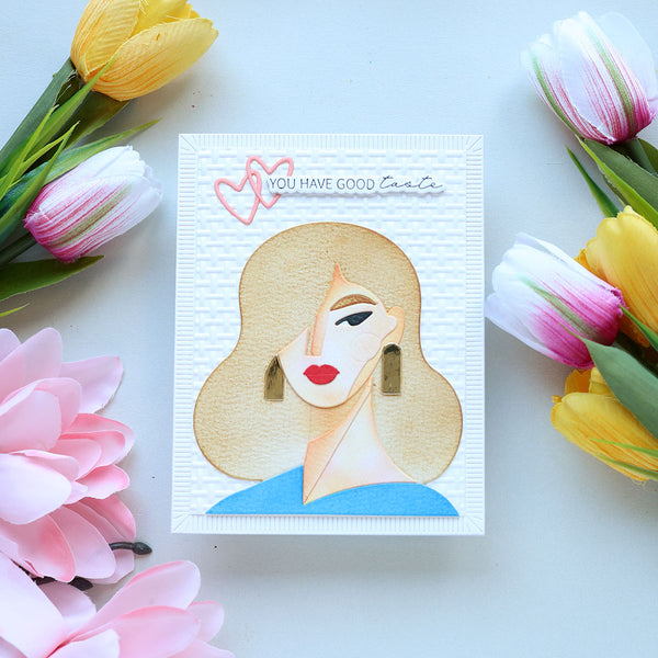 All My Senses Sentiments Press + Foil Plate & Die Set by Jaycee Gaspar