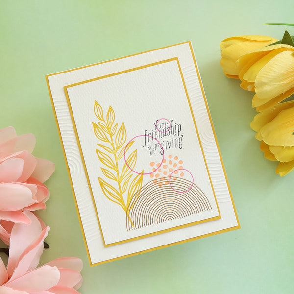 Flourishing BetterPress Plates by Dina Wakley