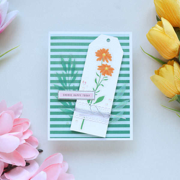 Rosie's Studio Breakfast In Bed Die Cut Floral Stickers