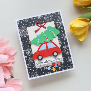 Snowfall Shimmer Press + Foil Plate