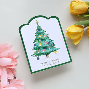 Twinkle Bright Tree Registration BetterPress Plates