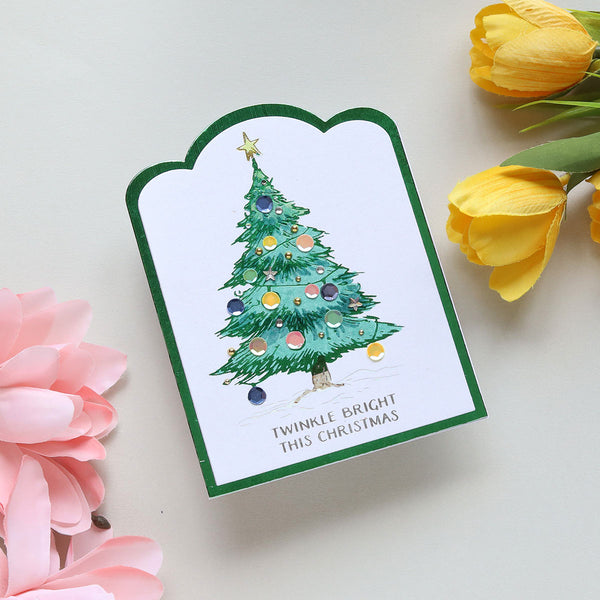 Twinkle Bright Tree Registration BetterPress Plates
