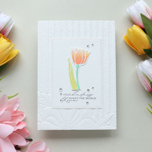 Bouquet of Hugs Sentiments Press + Foil Plate & Die Set by Yana Smakula