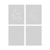 It's Your Day Confetti Layering Stencils of the Month - March 2025