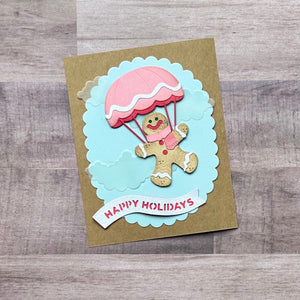 Gingerbread Delivery Etched Dies by Stamperia