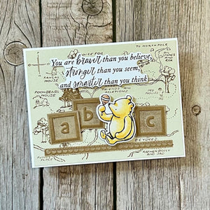 The Hundred Acre Wood Press + Foil Plate with Simple Stories
