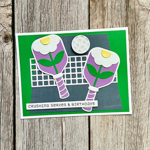 Born to Dink Clear Stamp & Die Set