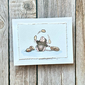 House-Mouse Nuts about You Cling Stamp Set