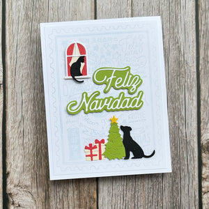 Spanish Holiday Sentiments Etched Dies