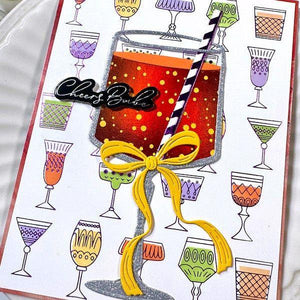 Cheers Sentiments Press Plate & Die Set