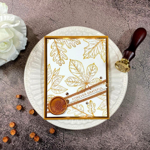 Pine Cone Spray Wax Seal Stamp