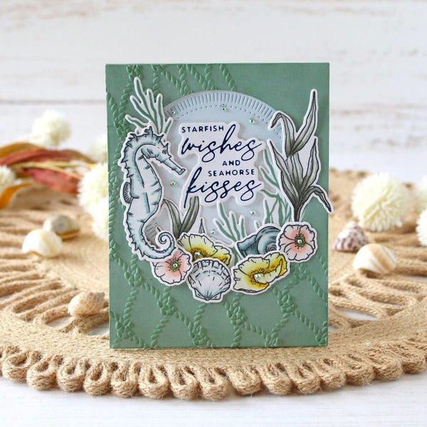 Cast Away 3D Embossing Folder by Dawn Woleslagle