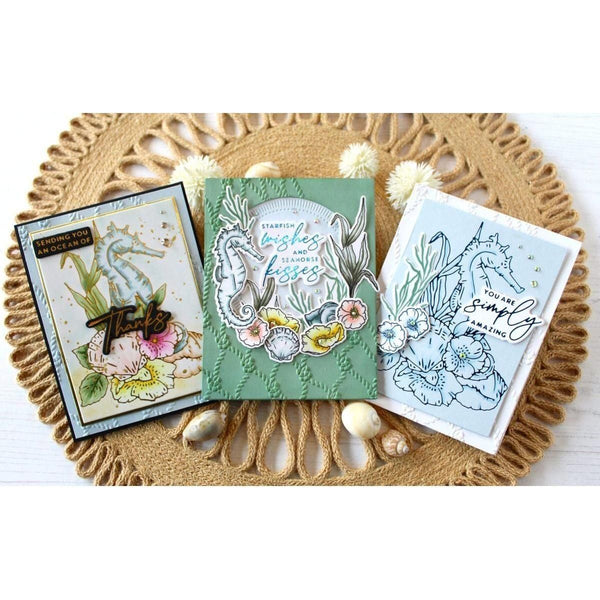 Cast Away 3D Embossing Folder by Dawn Woleslagle