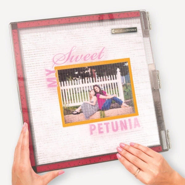 My Sweet Petunia - MEMORY MISTI - Most Incredible Stamp Tool Invented - 12 x 12