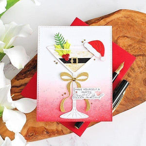 Christmas Cocktails Etched Dies