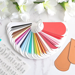 Color Swatch Names Clear Stamp Set